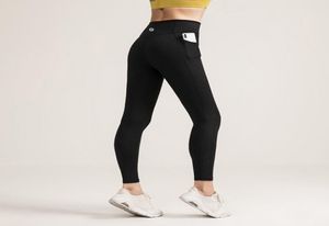 Cheap sale Kids designer black Women's High Active ''s leggings yoga pants Ladies athletic outdoor apparel Big siz7343412
