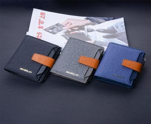 Yeni cüzdanlar erkek çantalar yumuşak pu deri kısa retro cüzdanlar kat kartı tutucu para cebi çıkarılabilir kart yuvaları çanta k32123083336