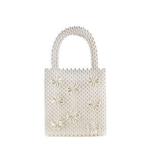 Lyxdesigner Kvinnor Kvällspåsar Nya Pearl Bag Women's Handbag Trend Bead Bag