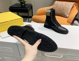 fashionWomen Designer Boots high quality Black Leather Knitted Stretch Boot fashion Luxury Casual Shoes cowboy boots1402260
