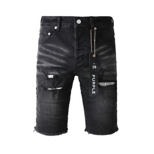 Mens designer Jeans purple jeans mens hip hop Casual shorts Knee lenght jean clothing 28-40 Size high quality shorts denim jeans 24SS