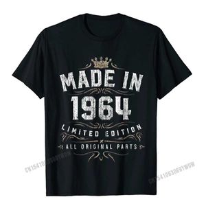 T-shirt maschili realizzate nel 1964 Birthday 55 T-shirt in edizione limitata camisas maschile Top Top Mens T-shirt di cotone J240531