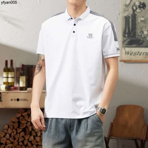 Nuova camicia da uomo semplice e versatile manica corta Summer Trendy Pure Pure Cotton Sleeve