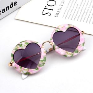 Fashion Sunglasses For Childrens Dust Proof Kids Sun Glasses Luxury Bicycle Beach UV400 Sunglasses Children Sunscreen Love Sun Glasses