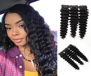 Grade 9A Brazilian Straight Body Wave Loose Wave Kinky Curly Deep Wave Hair 100 Unprocessed Brazilian Virgin Human Hair Weave Bun25284013