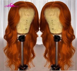 Hair Transparent Lace Part Wig 150 Density Human Hair Lace Wig Remy Brazilian Body Wave Human Hair Wig7678249
