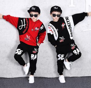 Dzieci Hip Hop Street Dance Costume Chłopcy Zima Zima nowe Sweter Spodnie Spodnie Modne Spodnie Kurtka Kurtka Hip Hop Kids 5878149