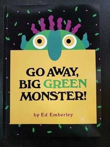Nauka zabawek odejdź Big Green Monster Early Education English Picture Książka Książka Książka Niemowlęta i dzieci czytane przed snem G240529