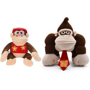 Cartoon Game adorabile piccolo scimmia gorilla peluche Donkey Kong Monkey Plush Toy Boys Boys Rebuf