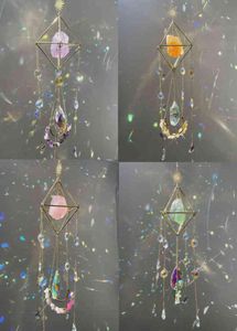 Healing Aura Quartz Window Sun Catcher PrismPrism Hanging SuncatcherCar Charm WindowWitchy Suncatchers AA2203183622911