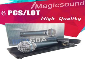6st högkvalitativt beta58 vokal handhållen dynamisk trådbunden mikrofon superkardioid mikrofon beta58 beta 58 a mic8909420