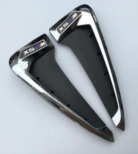 Per BMW X5 F15 Abs Ala Ala Ate Spettali decorativi Adesivi decorativi Tasti di ugello laterale anteriore Blackchrome35325115788350