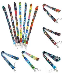 Hela 20st Cartoon Academia Lanyard Buttons telefon ID Badge Holder Neck Rems Hanging Ropes Lanyards Anime Gift8493959