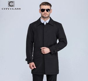 Klasa w całym mieście nowe męskie płaszcze Fashion Casual Classic Trenchs Fit For Turndown For Male 106117785099