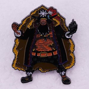 one piece villain black beard brooch Cute Anime Movies Games Hard Enamel Pins Collect Metal Cartoon Brooch Backpack Hat Bag Collar Lapel Badges