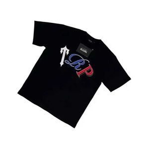 Męskie koszulki męskie luksusowa marka T-shirt moda harajuku o-deterk krótkie rękawowe męskie i damskie koszulka koszulka 3-14y T-shirt unisex letnia koszulka T240531