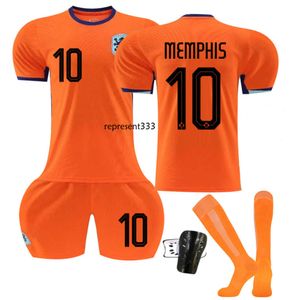 Anglia koszulka piłkarska 2024 Holandia narodowa dom nr 4 van Dijk 11 Robben 10 Depay Football Jersey Sportswear