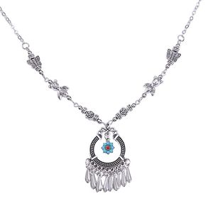 Ethnic Metal Tassel Designer Necklace for Women Choker Collar Statement Necklaces Festival Jewelry gift