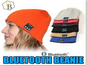 Bluetooth Hat Music Beanie Cap Bluetooth v41 стерео беспроводная динамика наушников микрофона для iPhone 7 Samsung Galaxy S74228641