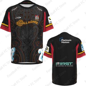 Men's T-Shirts New Jersey Summer Chiefs Super Rugby Youth Home 2024 Rugby Jersey Training Jersey Chiefs Childrens Uniforms Adult and Childrens Kits T240531