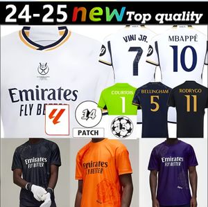 23/24 Bellingham Vini Jr Y-3 Reals Madrids Soccer Jersey Mbappe Kid Kit 2023 2024 Home Away Third Y3 Purple Football Shirt Supercopa Final Modric Rodricgo حارس مرمى 4XL