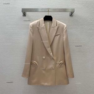 女性のスーツブレザーブランドスーツ女性スーツデザイナーレディースファッションディナーパーツフォーマルな長袖のブレザールーズスーツジャケットオーバーコート4月08GBJ4