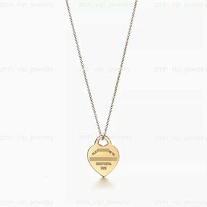 Womens Luxury Designer Jewelry tiffanyjewelry Necklace Party Heart Necklace Wedding Valentine's Day Gift Pendant Necklace With Box 964