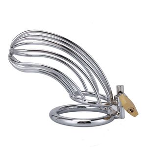 Chock Electric Chastity Metal Fighting Penis Sex Toys Steel Spiked Cock Cage Manlig kyskhetsanordningar för män