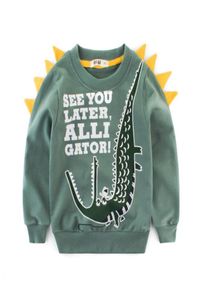 Boy Sweatshirt Long Sleeve T Shirt Coat Letter Dinasour Printed Autumn Kid Girl Cartoon Clothes 2 Colors6967441