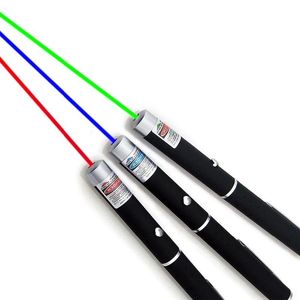 High quality Laser Pointer Laser Projection Teaching Demonstration Pen Night Children Toys Red Green Purple Three-color Tool Kit Eueah