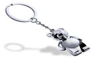 Aktivitet söt nallebjörn nyckelring ge vänner kreativa nyckelreklam gåvor5960353