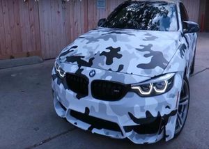 Vit svart grå snö kamouflage camo vinyl för bil wrap klistermärken som täcker film med luftutsläpp fordon grafisk storlek 5x32ft675923062