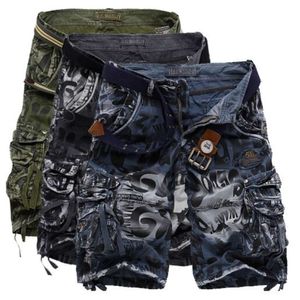 Designers Explode and Sell New Products Men's Shorts 5-piece Pants Multi Pocket Loose Tooling Shorts Leopard Camouflage Tooling Pants 5-piece Pants 2292