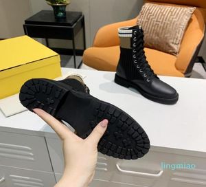 fashionWomen Designer Boots high quality Black Leather Knitted Stretch Boot fashion Luxury Casual Shoes cowboy boots5058597