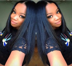 545039039 Glueless Silk Top Full Lace Wigs Light Yaki Brazilian Virgin Hair Full Lace Human Hair Wigs Straight for BL4626322