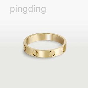 4mm 5mm 6mm Titanyum Çelik Alaşım Silver Love Ring Erkek ve Kadınlar Gül Altın Moda Vidalı Takı Tasarımcısı Lüks Çift Vaat asla ALERGİK ALLERSİNLERDE SOLU Solmaz