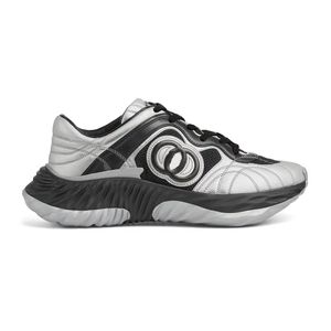 Buty dla kobiet czarne trenerzy Ripple Sneaker Włochy luksusowa marka mody Rozmiar 35-41 Model HF03