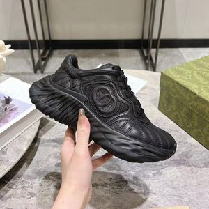 Ripple Sneaker Mens Shoes Black Shoes Italy Luxury Fashion Märke Size 38-45 Model HF01