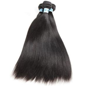 10A Grade Natural Black Color Silky Straight Chinese Virgin Human Weft Hair Bundles for Black Woman Fast Express Delivery2479761