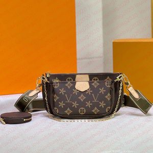 High Quality 3 Multi POCHETTE Accessories Luxury Wallet Mini Crossbody Shoulder Bags Designer Bag Woman Handbag Designers Women louiseviution Purse Handbags