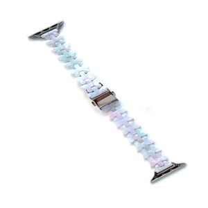 Butterfly Resin Bracelet Women Strap For Apple Watch 49mm 44mm 45mm 41mm 42mm 40mm 38mm Bands Fashion Luxury Wristbands iwatch Series 7 Bvkr