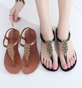 Ipomoea Women Sandals Flip Flops Summer Flat Shoes Woman Bohemian Ladies Vacation Sandales Femme SH041401 2202266926603