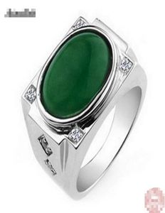 Hutang New Natural Black Jade Cabochon Solid 925 Srebrny Pierścień Pierścień Kamień Fine Jewelry Women039s Men039s Prezent Xmas Blac3535847