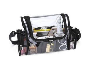 Clear makeup set bag PVC toiletry organizer shoulder bag for artist available for custom 2103052869349