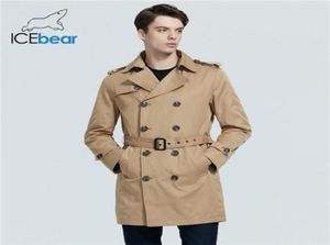 ICEbear New men039s trench coat fashion men039s long lapel windbreakers men039s brand clothing MWF20709D 2012261697366