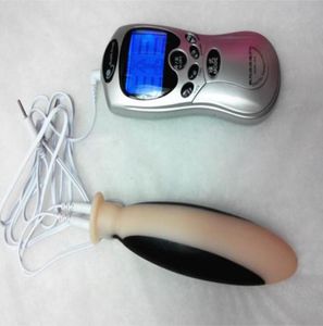 Elektro Şok Anal Seks Oyuncakları Vücut Terapi Makinesi Elektrikli Şok Anal Fiş Penis Halkası Uretheral Fiş Çubuk Pedler Erotik Audlt Produ7549162