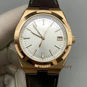 Herrendesigner Top Watch, 3235 mechanische automatische Bewegung, Nachtglühen-Saphir-Wasserdial-Zifferblatt, hochwertiges Lederband 41 mm