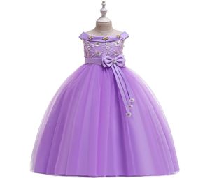 Mädchenkleider 516 Jahre alte Mädchen Prinzessin Kleid 2019 Neue Low -Kragen Stickerei Kinder Kleidung Kinder Kleidung 3339559