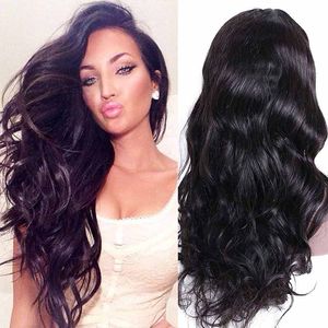 Wholesale Unprocessed Human For Black Women Brazilian Body Wave Pre Plucked Natural Hairline Lace Front Wigs With Baby Hair