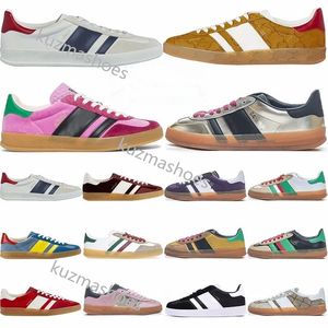 Original Casual Shoes Men Women Sneakers Man Woman Spzl Chaussures Leather Stripes Sports Trainers Fashion Luxurys Designers Flats Bottoms Loafers Handball